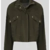 Bod And Christensen Green Suede Jacket