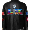 Bowl 2026 Black Leather Motocross Jacket