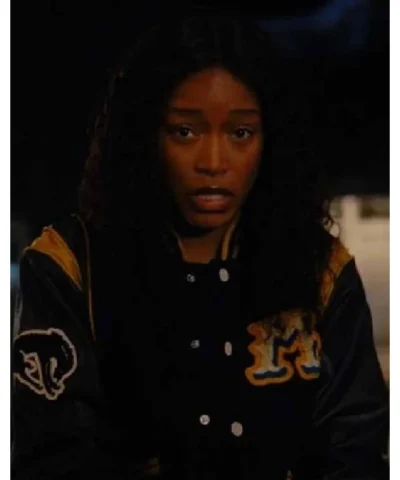 Burbs Keke Palmer Fringe Varsity Jacket