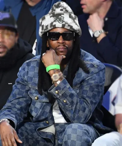 Burna Boy NBA All-Star Game Denim Jacket