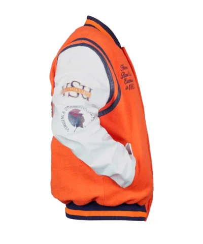Buy Now Virginia State University Motto 2 0 Orange Varsity Jacket