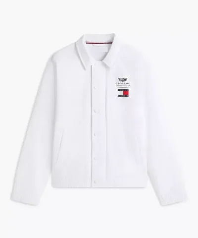 Cadillac F1 Team White Coach Jacket