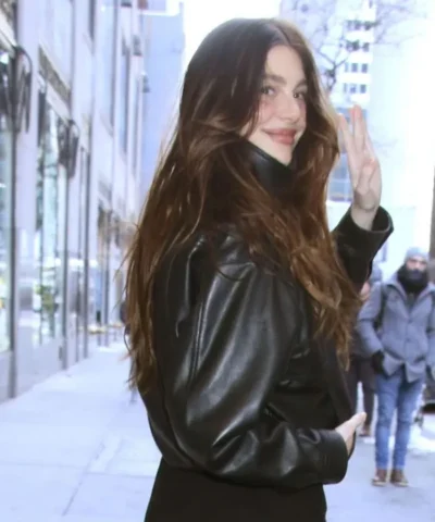 NBC Studios Camila Morrone Aflalo Leather Jacket