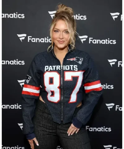 Camille Kostek New England Patriots Jacket