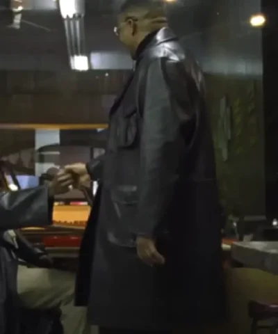 Campaign Nas Black Leather Coat