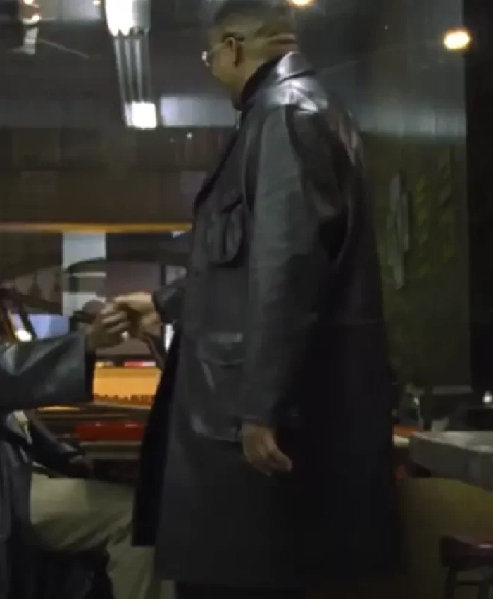 Campaign Nas Black Leather Coat