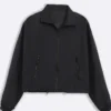 Carolyn Parachute Cropped Black Jacket