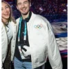 Charles Poujade 2026 Winter Olympics Varsity Jacket