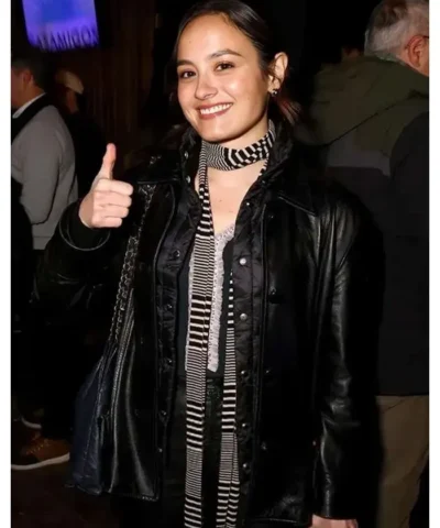 Chase Sui 2026 Black Leather Jacket