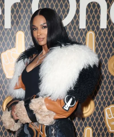 Ciara Shearling Moto Jacket