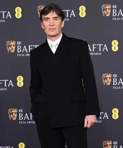 BAFTAs Style Cillian Murphy Black Blazer