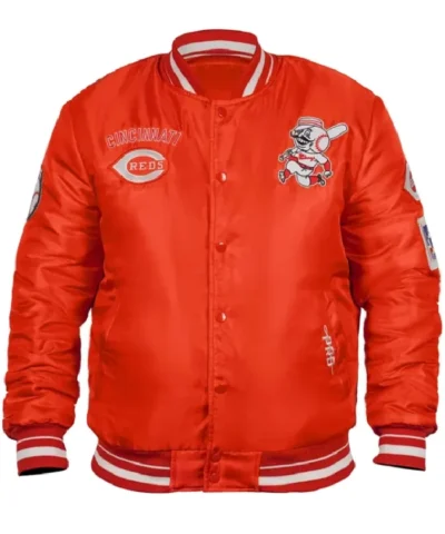 Cincinnati Reds Retro Classic Rib Bomber Jacket