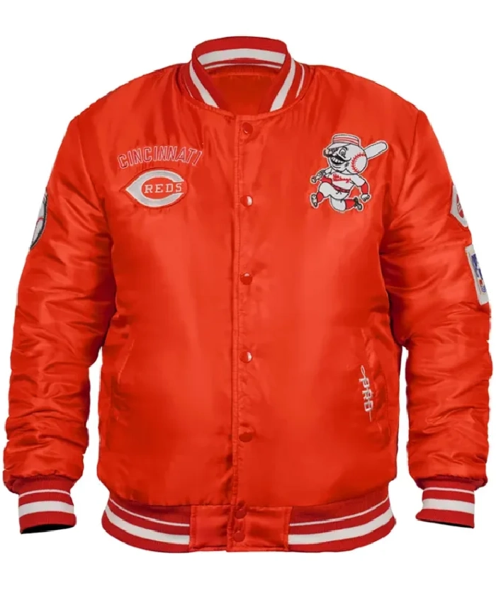 Cincinnati Reds Retro Classic Rib Bomber Jacket - Las Vegas Jacket