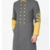 Civil War Confederate General’s 4 Rows Braid Cavalry Frock Coat