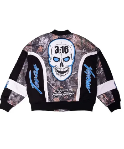 Alternative view of WWE x Complex Stone Cold Camo Race Jacket