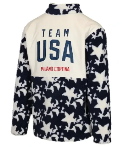 Cortina 2026 Winter Olympics Team USA Sherpa Jacket
