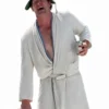 Cousin Eddy White Terry Bathrobe
