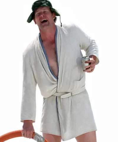 Cousin Eddy White Terry Bathrobe