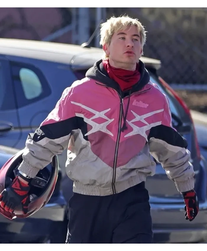Crime 101 Barry Keoghan Racer Jacket