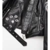 Dare You Black Leather Jacket