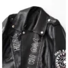 Dare You Black Leather Jacket
