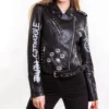 Dare You Black Leather Jacket