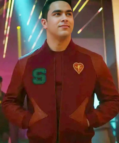 Darem Reymi Star Trek Starfleet Academy S01 George Hawkins Red Bomber Jacket