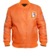 Denver Broncos Super Bowl Satin Jacket - Orange