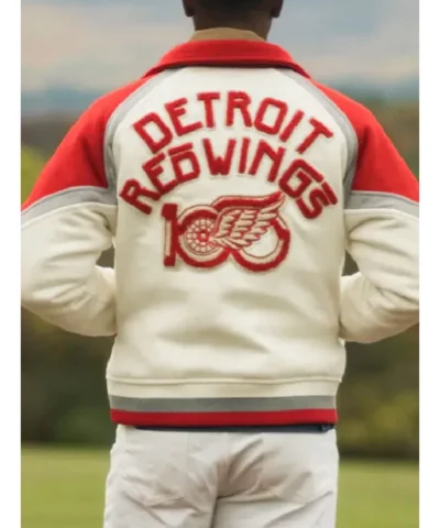 Detroit Red Wings Centennial Season Varsity Jacket