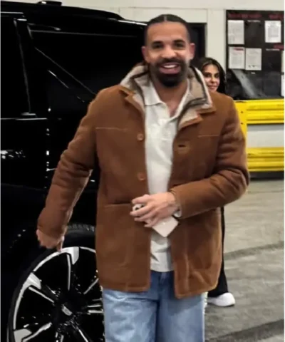 Drake Brown Suede Jacket