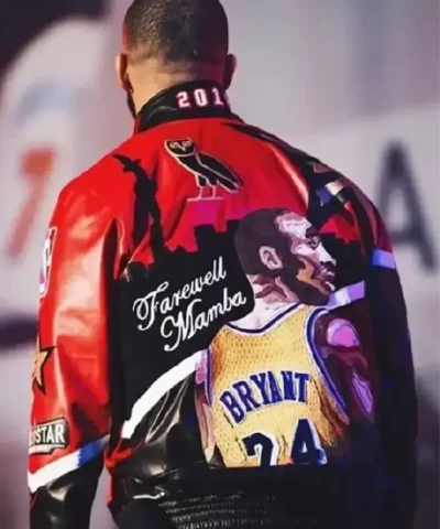 Drake Farewell Mamba Red and Black Jacket