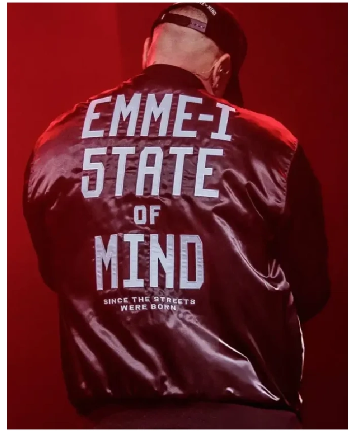 Guè EMME-I STATE OF MIND Black Jacket - Image 2