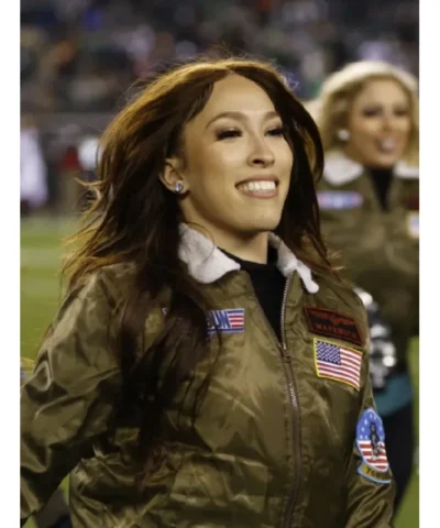 Eagles Cheerleaders Top Gun Jacket (3)
