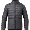 Unisex Eider Down Puffer Black Jacket