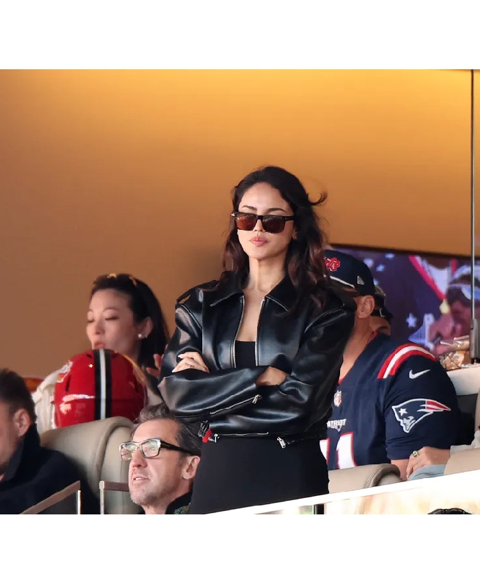Eiza Gonzalez Super Bowl LX Black Jacket