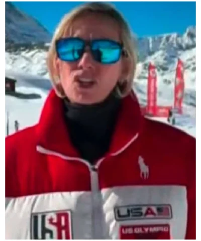 Ellen Weinberg-Hughes The Today Show Red Team USA Jacket