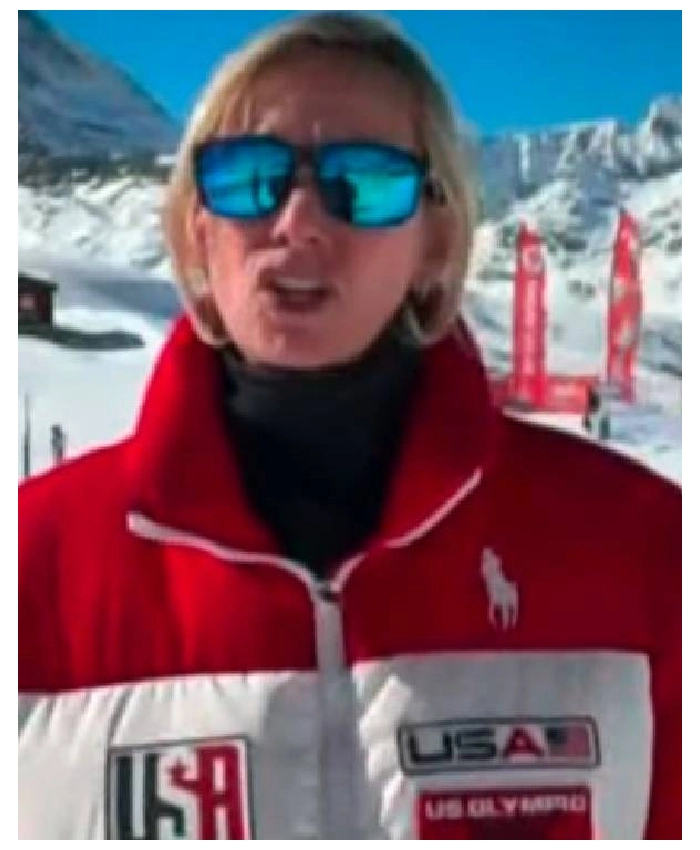 Ellen Weinberg-Hughes The Today Show Red Team USA Jacket