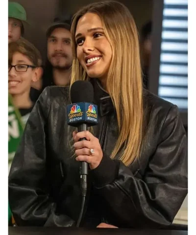 Emma Pritchard Black Leather Jacket