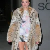 Erika Jayne Spotted Faux Fur Coat