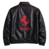 F1 Racing Black Leather Jacket