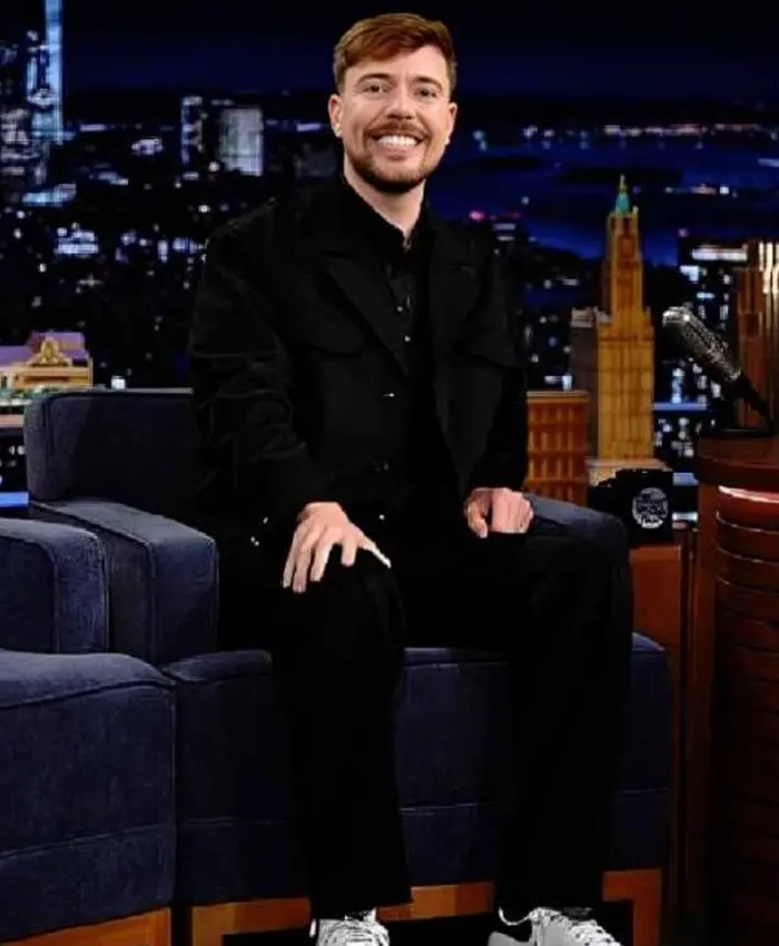 Fallon Show S13 MrBeast Black Jacket