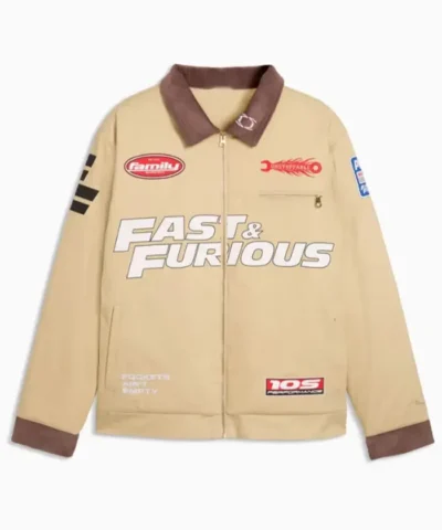 Fast & Furious Khaki Workwear Jacket
