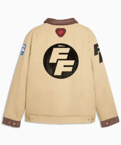 Fast & Furious Unstoppable Unisex Khaki Cotton Workwear Jacket