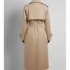 Flour Cafe Kylie Jenner Beige Trench Coat - Back