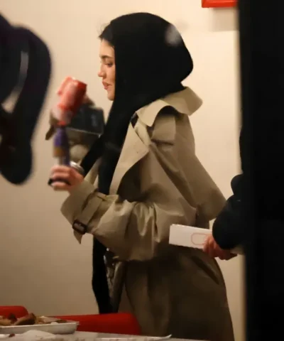 Flour Cafe Kylie Jenner Trench Coat