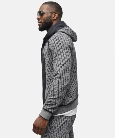 Floyd Mayweather Dior Monogram Grey Tracksuit