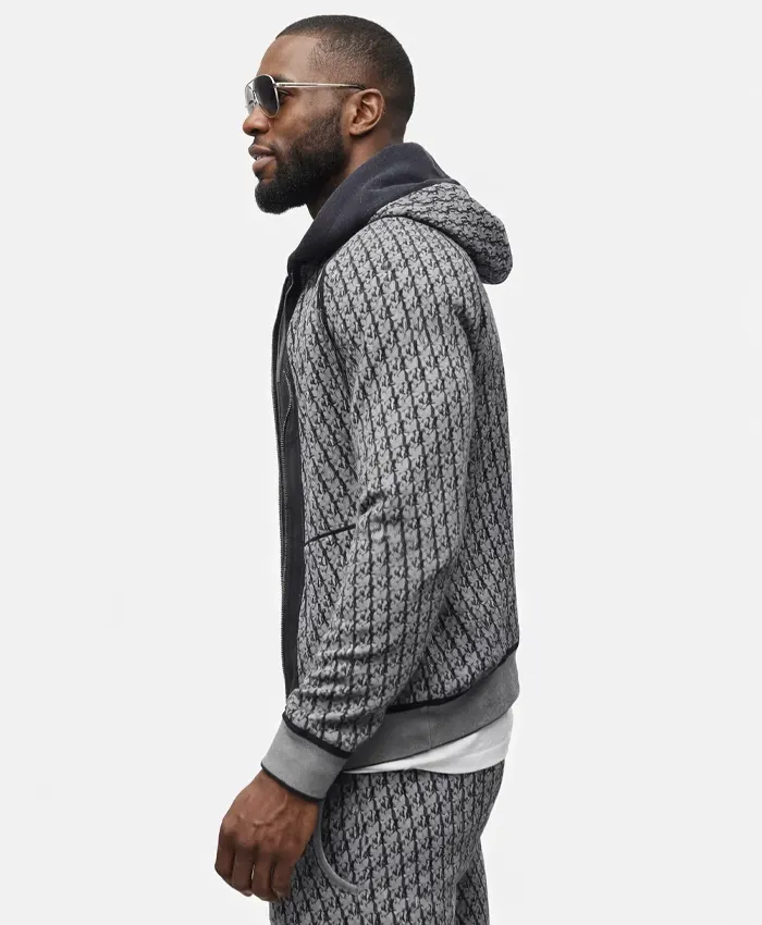 Floyd Mayweather Dior Monogram Grey Tracksuit