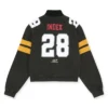 Football Jersey Track Black Jacket