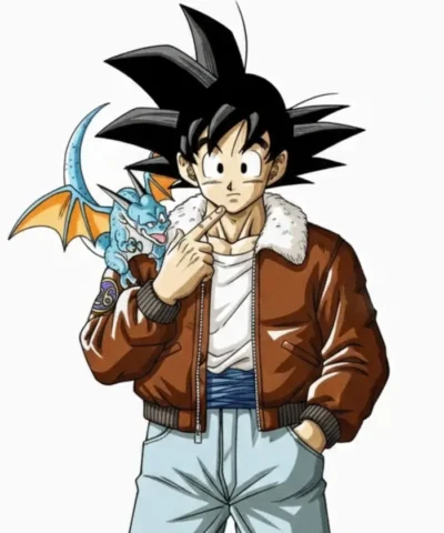 Goku Dragon Ball Brown Bomber Jacket
