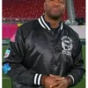 Good Morning America Michael Strahan Black Varsity Jacket